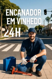 Encanador em Vinhedo 24H em SP